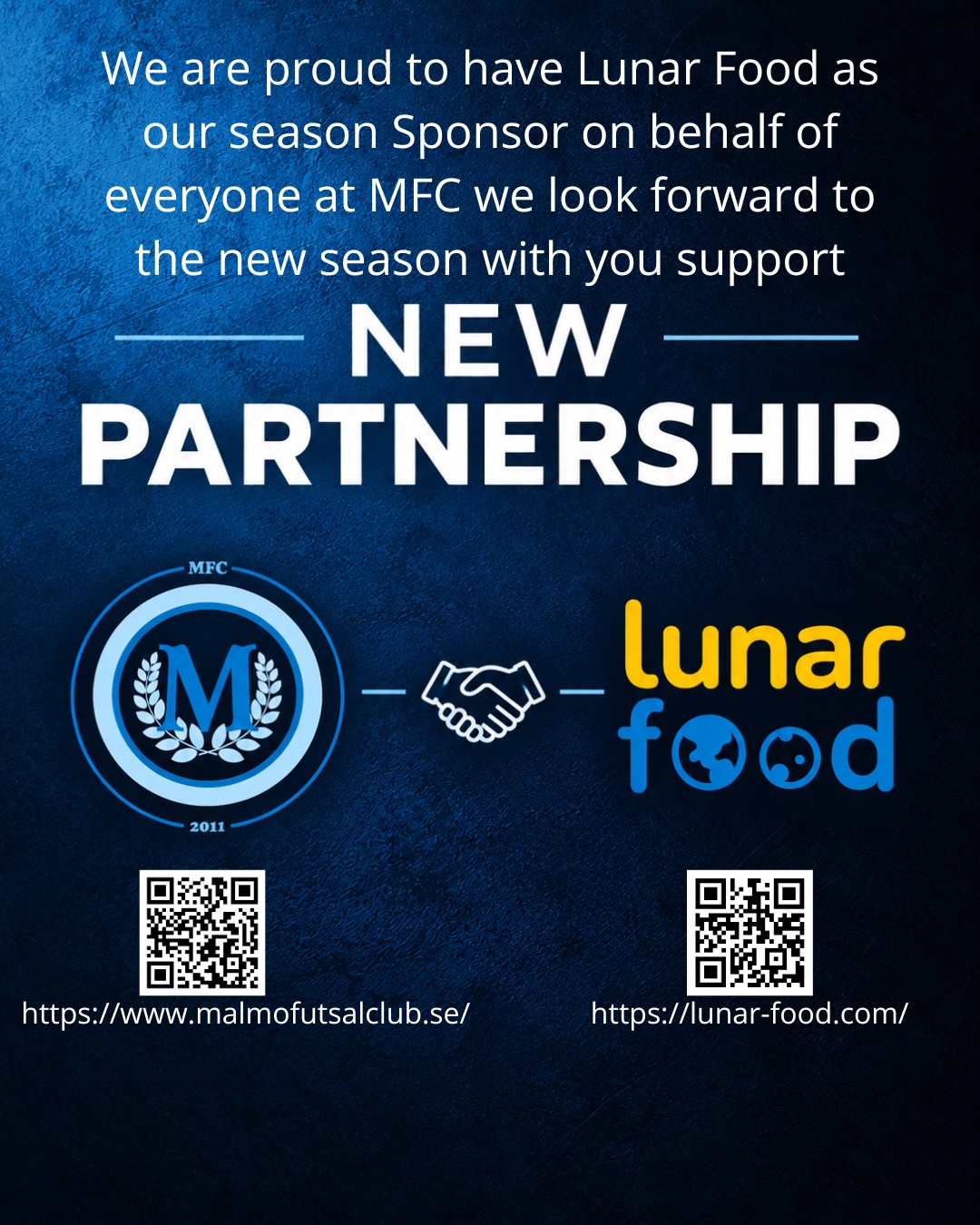 New Sponsor - Lunar Food